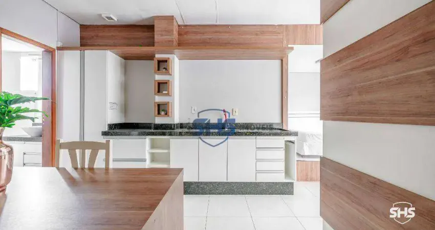 Apartamento com 1 dormitório para alugar, 36 m² por R$ 2.140,00/mês - Garcia - Blumenau/SC