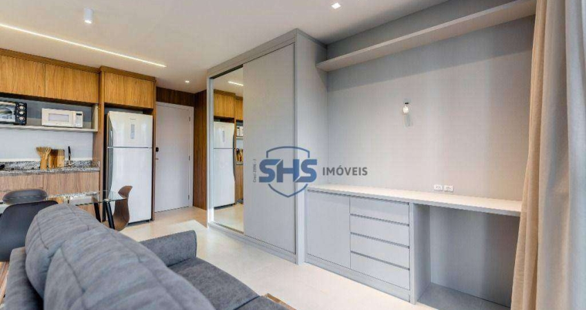 Apartamento com 1 dormitório para alugar, 35 m² por R$ 3.340,00/mês - Ponta Aguda - Blumenau/SC