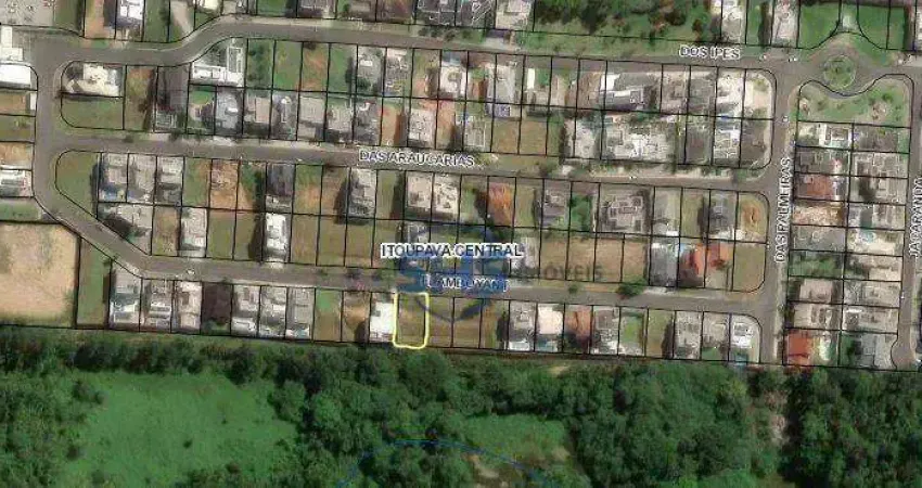 Terreno à venda condomínio golden park bairro itoupava central