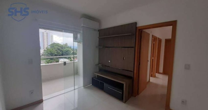 Apartamento com 3 dormitórios para alugar, 75 m² por R$ 3.561,00/mês - Velha - Blumenau/SC