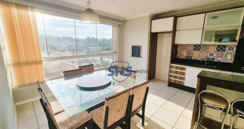 Apartamento com 3 dormitórios para alugar, 92 m² por R$ 2.048,00/mês - Água Verde - Blumenau/SC