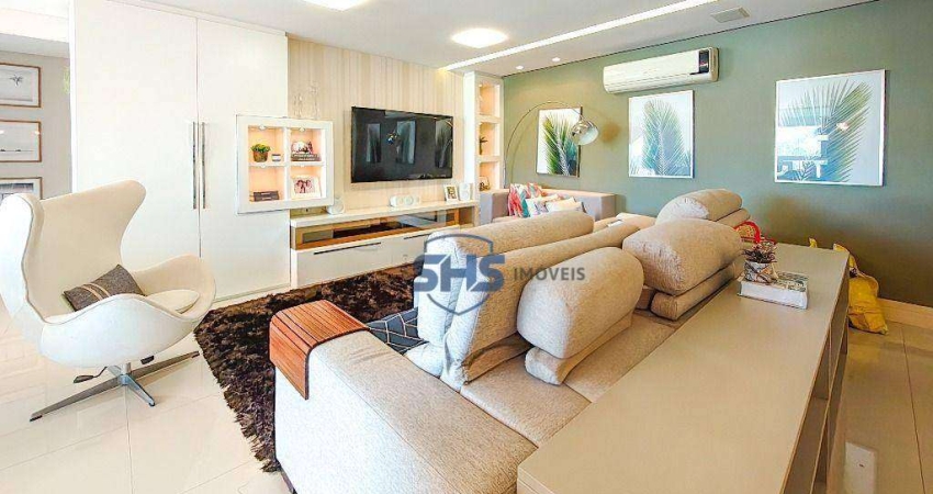 Apartamento com 3 dormitórios para alugar, 133 m² por R$ 7.100,00/mês - Vila Nova - Blumenau/SC