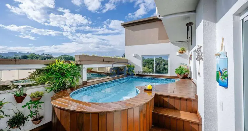 Cobertura plana com piscina no bairro da Velha
