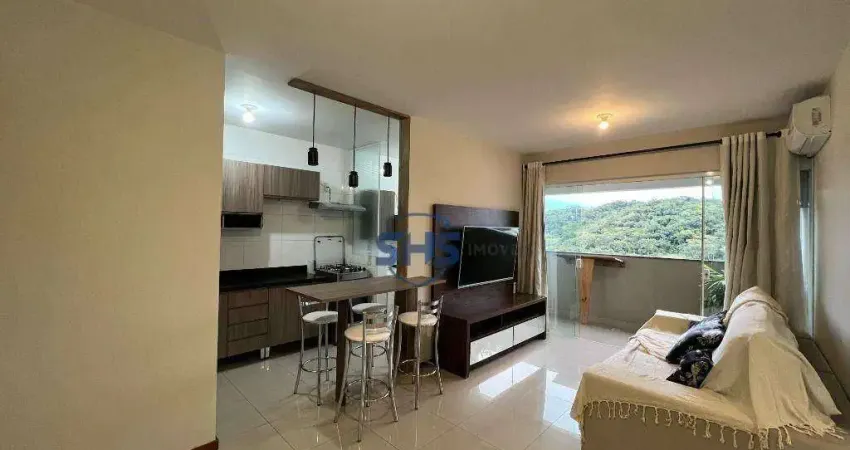 Apartamento com 2 dormitórios para alugar, 72 m² por R$ 2.961,00/mês - Velha - Blumenau/SC