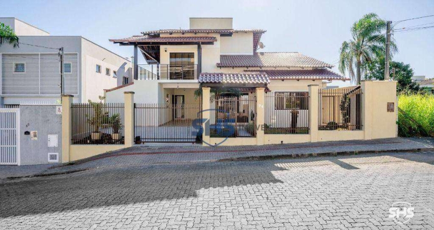 Casa com 4 dormitórios para alugar, 304 m² por R$ 7.750,00/mês - Itoupava Norte - Blumenau/SC