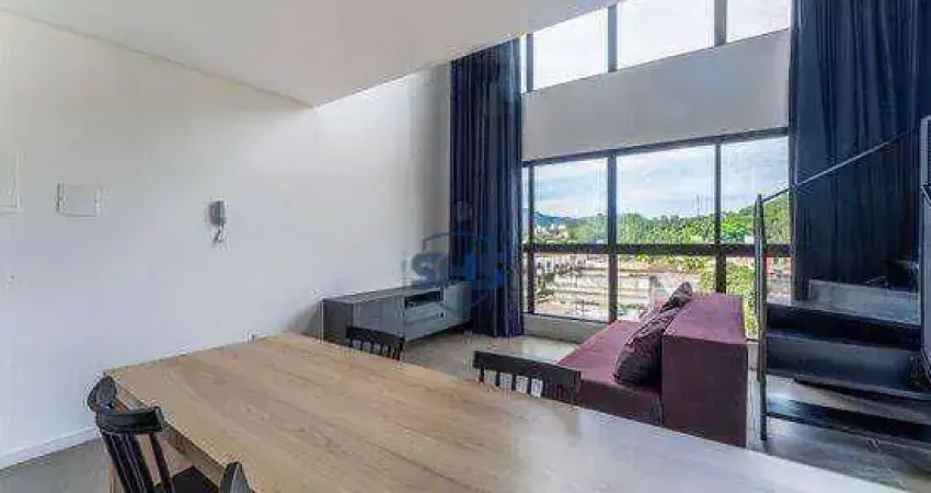Apartamento com 1 dormitório para alugar, 60 m² por R$ 3.450,00/mês - Itoupava Seca - Blumenau/SC