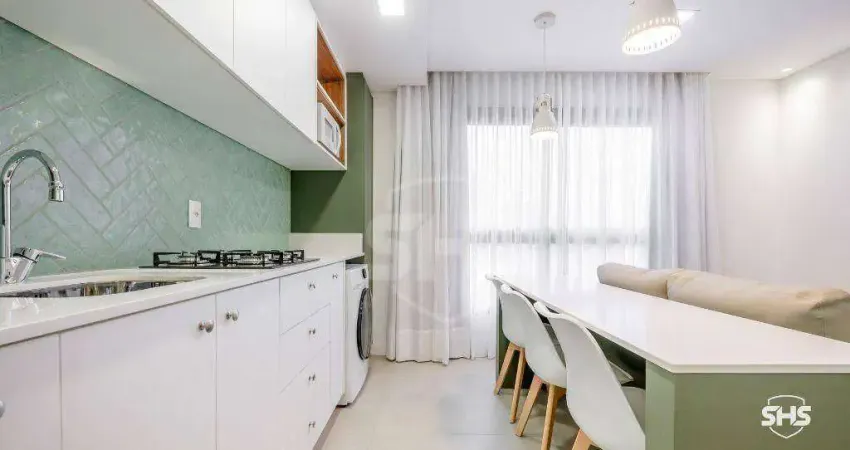 Apartamento com 1 dormitório para alugar, 33 m² por r$ 2.940,00/mês - velha - blumenau/sc