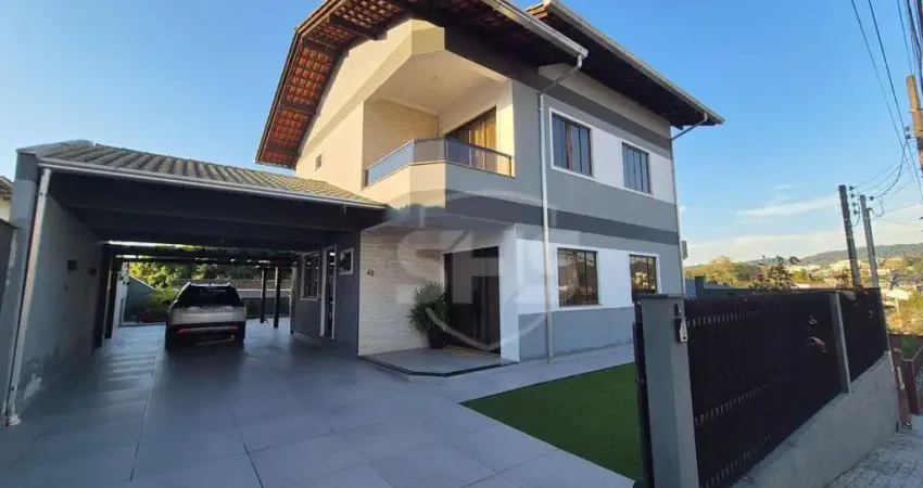 Casa com 3 dormitórios à venda, 338 m² por r$ 1.280.000,00 - fortaleza - blumenau/sc