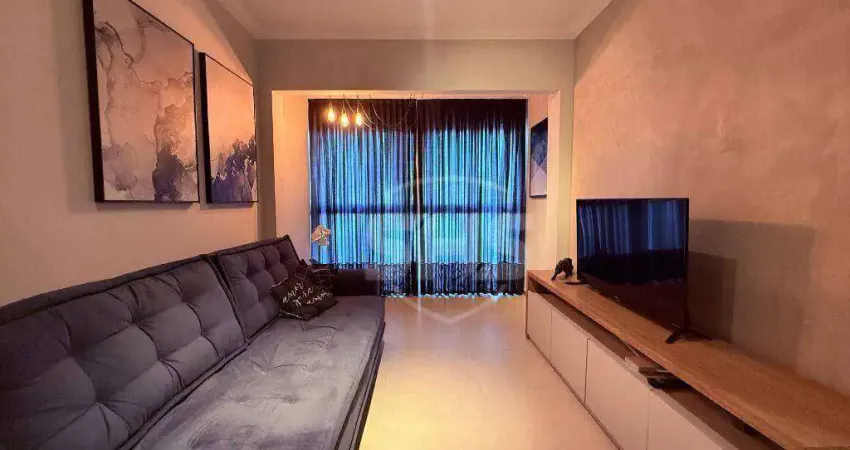 Apartamento com 1 dormitório para alugar, 42 m² por r$ 2.917,00/mês - centro (blumenau) - blumenau/sc