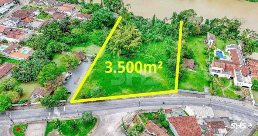 Terreno para alugar, 3000 m² por r$ 9.100,00/mês - boa vista - blumenau/sc