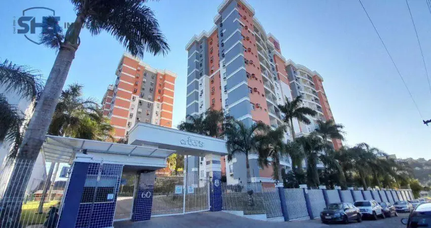 Apartamento com 3 dormitórios para alugar, 74 m² por r$ 3.340,00/mês - água verde - blumenau/sc