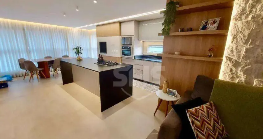 Apartamento com 3 dormitórios para alugar, 112 m² por r$ 6.880,00/mês - vila nova - blumenau/sc