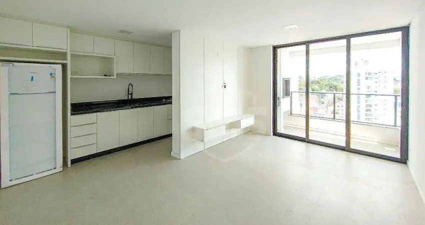 Apartamento com 2 dormitórios para alugar, 68 m² por r$ 4.460,00/mês - velha - blumenau/sc