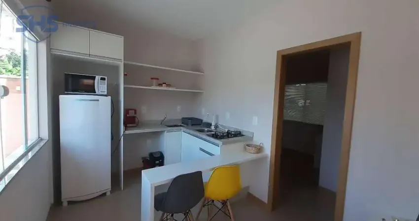 Apartamento com 1 dormitório para alugar, 20 m² por r$ 1.610,00/mês - água verde - blumenau/sc