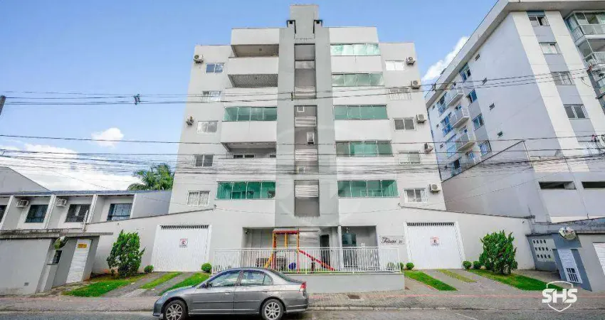 Apartamento com 2 dormitórios para alugar, 64 m² por r$ 1.920,00/mês - passo manso - blumenau/sc