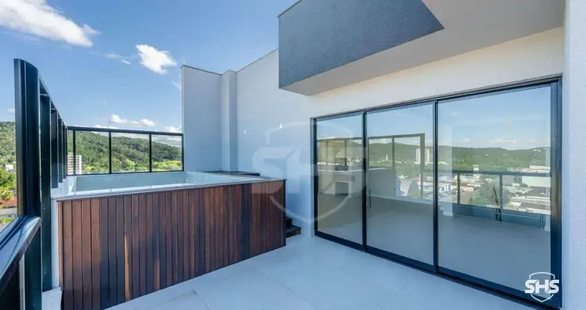 Cobertura com 3 dormitórios à venda, 198 m² por r$ 1.779.000,00 - vorstadt - blumenau/sc
