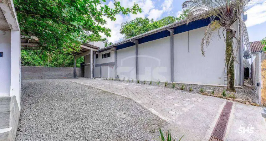 Galpão para alugar, 550 m² por r$ 10.255,04/mês - velha - blumenau/sc