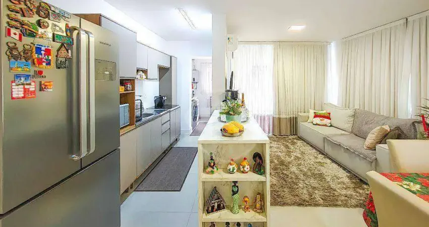 Apartamento com 3 dormitórios e 2 vagas de garagem para alugar, 112 m² por r$ 6.810/mês - vila nova - blumenau/sc