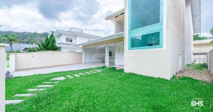 Casa com 3 dormitórios para alugar, 320 m² por r$ 10.060,00/mês - vorstadt - blumenau/sc