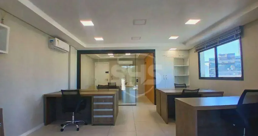 Sala para alugar, 47 m² por r$ 3.710,50/mês - vila nova - blumenau/sc