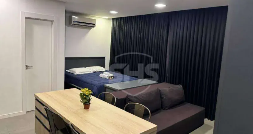 Apartamento com 1 dormitório para alugar, 33 m² por r$ 2.680,00/mês - itoupava seca - blumenau/sc