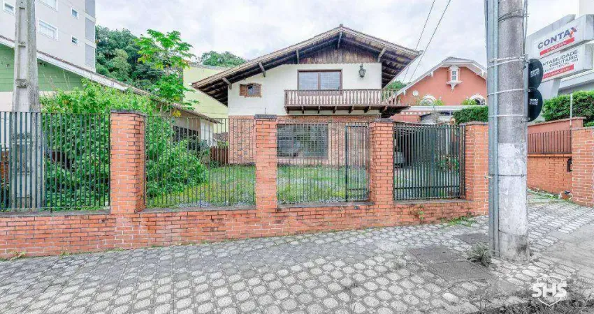 Casa com 5 dormitórios para alugar, 400 m² por r$ 9.182,00/mês - ponta aguda - blumenau/sc