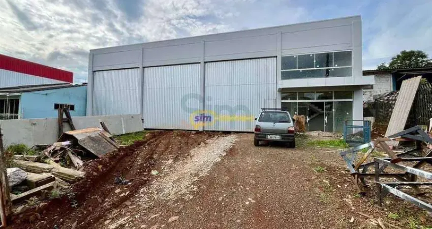 Excelente oportunidade de locação de um barracão no Trevo de Chapecó