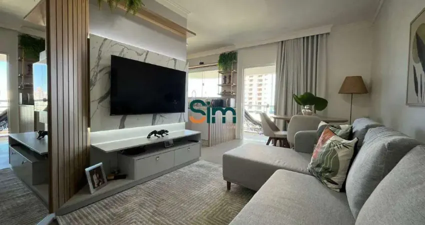 Apartamento 2 dormitórios mobiliado no centro de chapecó – 70 m², 1 vaga