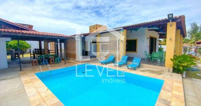 Casa com 7 dormitórios à venda, 430 m² por R$ 550.000 - Praia do Presídio - Aquiraz/CE