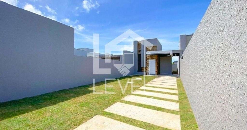 Casa com 1 dormitório à venda, 81 m² por R$ 230.000,00 - Loteamento Sol Nascente - Aquiraz/CE