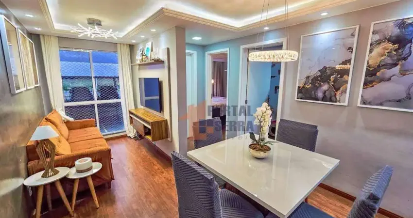 Apartamento com 2 quartos à venda, 48 m² por r$ 265.000 - pimenteiras - teresópolis/rj