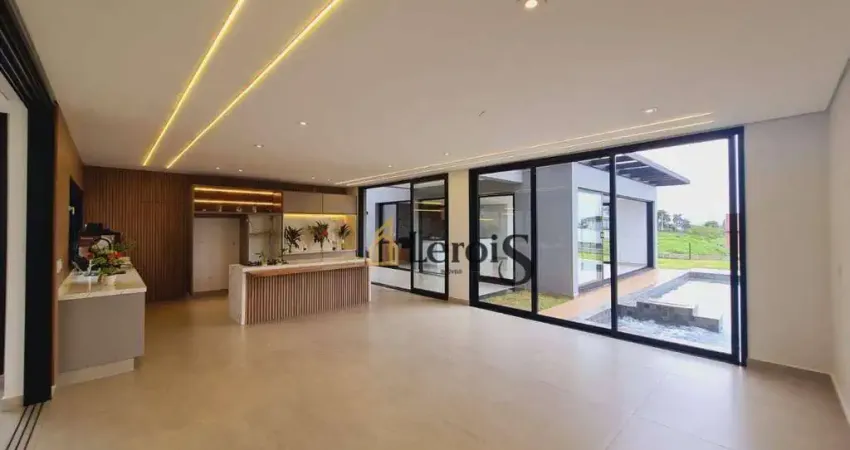 Casa com 5 dormitórios à venda, 513 m² por r$ 5.000.000,00 - condomínio campos de santo antonio ii - itu/sp