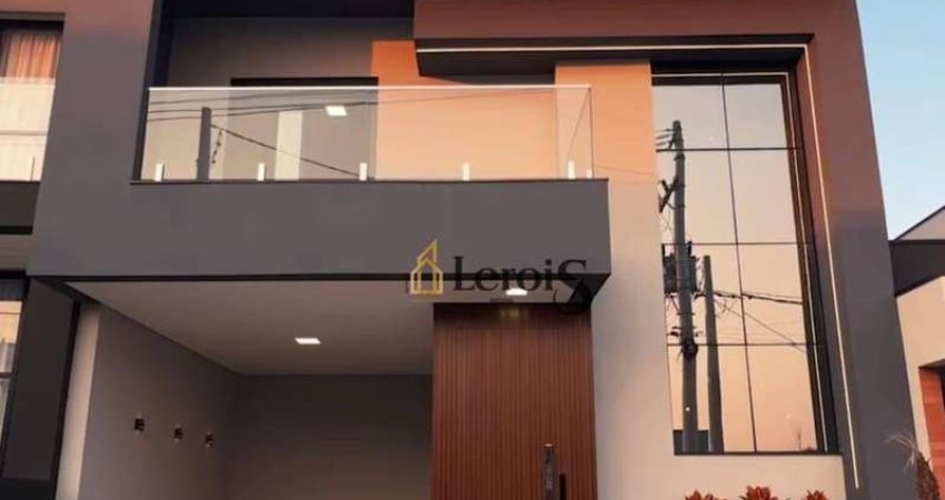 Casa com 3 dormitórios à venda, 201 m² por R$ 1.580.000,00 - Condomínio Park Gran Reserve - Indaiatuba/SP