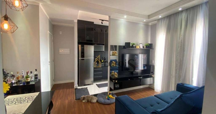 Apartamento com 2 dormitórios à venda, 51 m² por R$ 265.000,00 - Condomínio Bretagne - Itu/SP