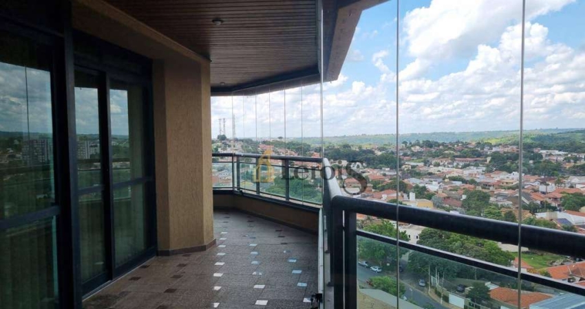 Apartamento com 4 dormitórios para alugar, 320 m² por R$ 9.190,00/mês - Edifício Flamboyant - Itu/SP
