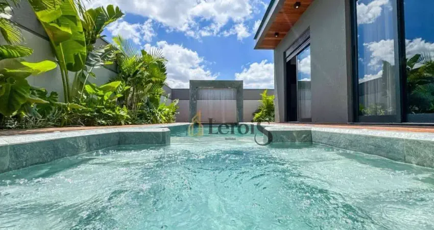 Casa com 3 dormitórios à venda, 267 m² por r$ 4.000.000,00 - condomínio villa dos pinheiros - indaiatuba/sp