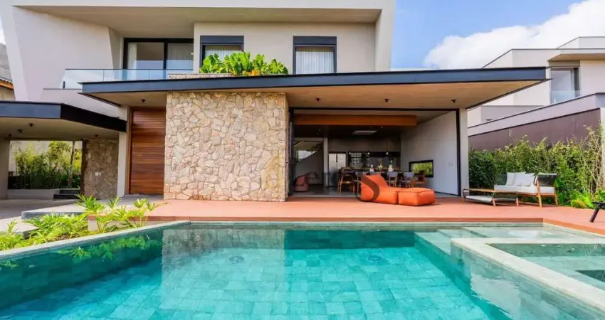 Casa com 4 dormitórios à venda, 377 m² por r$ 6.400.000,00 - condomínio campos de santo antonio ii - itu/sp