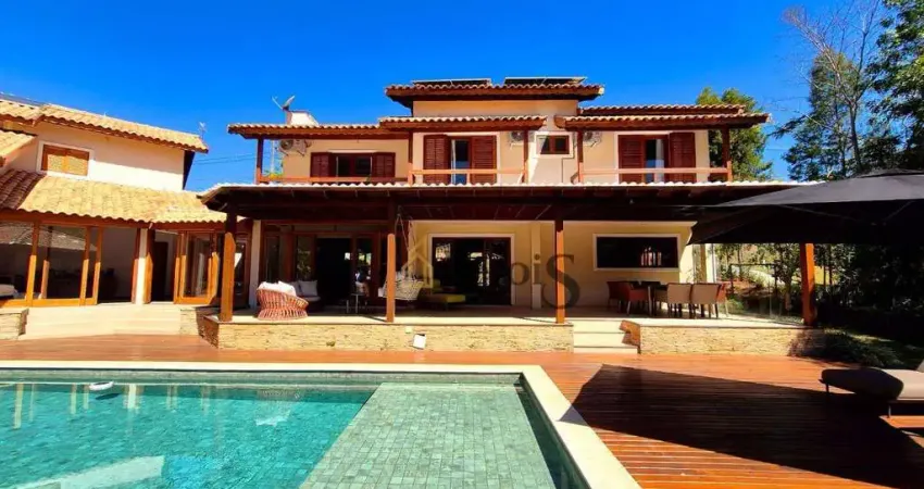 Casa com 5 dormitórios à venda, 500 m² por r$ 5.700.000,00 - condomínio fazenda vila real de itu - itu/sp