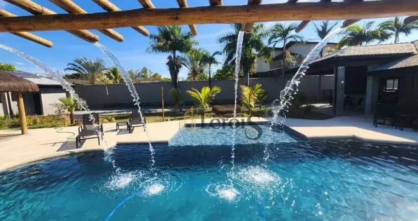 Casa com 4 dormitórios para alugar, 405 m² por r$ 15.000,00/mês - condomínio village castelo - itu/sp