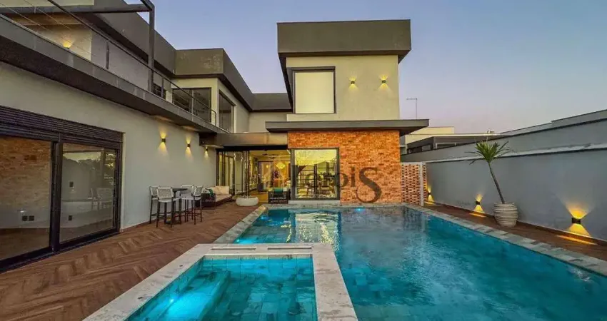 Casa com 4 dormitórios à venda, 590 m² por r$ 6.100.000 - condomínio xapada parque ytu - itu/sp