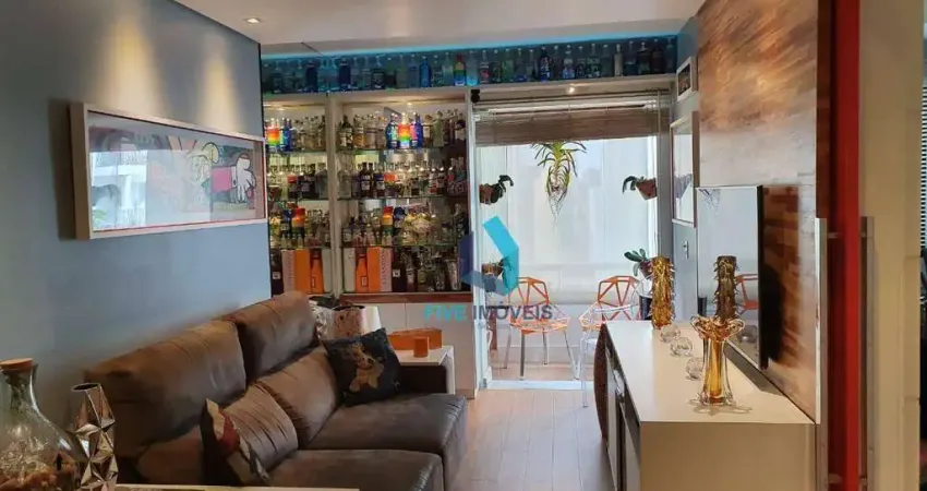 Apartamento com 1 dormitório à venda, 44 m² por r$ 779.000,00 - moema - são paulo/sp