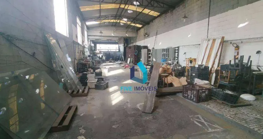 Galpão para alugar, 650 m² por r$ 15.650,00/mês - vila joaniza - são paulo/sp