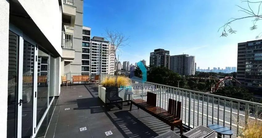 Studio com 1 dormitório para alugar, 22 m² por r$ 3.848,00/mês - moema - são paulo/sp