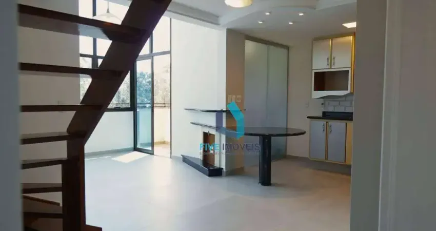 Apartamento duplex com 1 dormitório à venda, 61 m² por r$ 449.000,00 - panamby - são paulo/sp