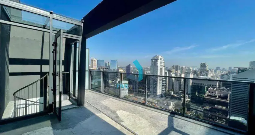 Apartamento duplex com 1 dormitório à venda, 77 m² por r$ 2.150.000,00 - vila olímpia - são paulo/sp