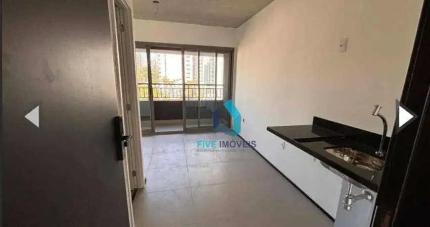 Apartamento com 1 dormitório à venda, 34 m² por r$ 440.000,00 - brooklin paulista - são paulo/sp