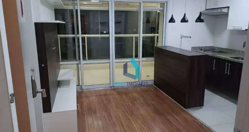 Apartamento com 1 dormitório, 43 m² - venda por r$ 555.000,00 ou aluguel por r$ 3.791,00/mês - jardim aeroporto - são paulo/sp