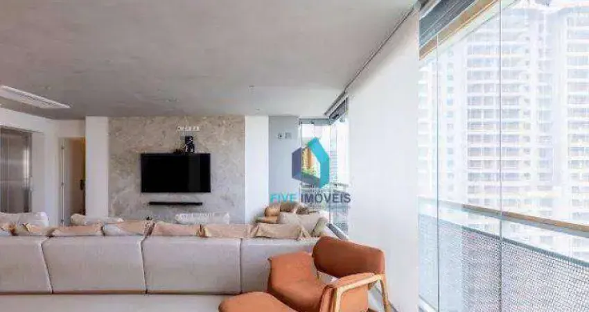 Apartamento com 3 dormitórios à venda, 167 m² por r$ 3.850.000,00 - brooklin - são paulo/sp