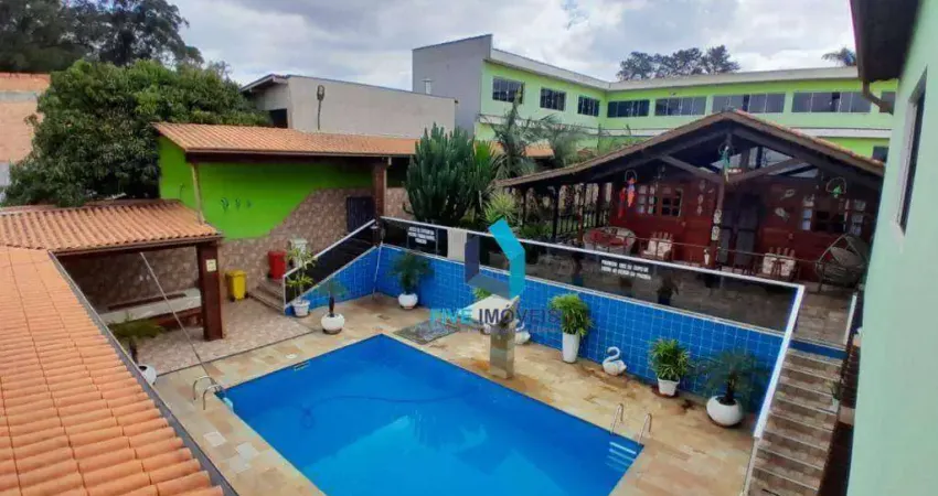 Chácara com 10 dormitórios - venda por r$ 3.500.000,00 ou aluguel por r$ 1.900,00/dia - jardim shangrilá (zona sul) - são paulo/sp