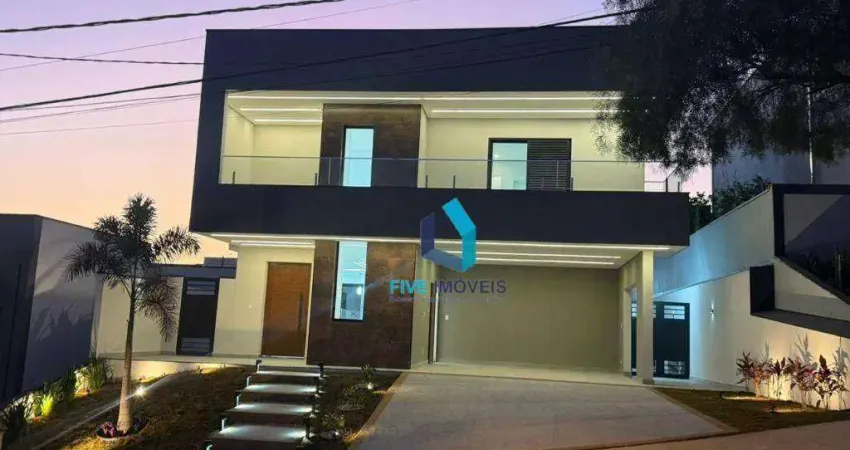 Sobrado com 4 dormitórios à venda, 328 m² por r$ 3.445.000,00 - jardim casablanca - indaiatuba/sp